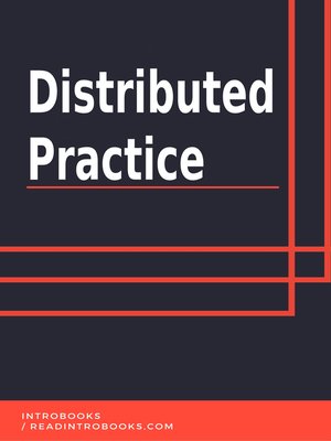 cover image of Distributed Practice